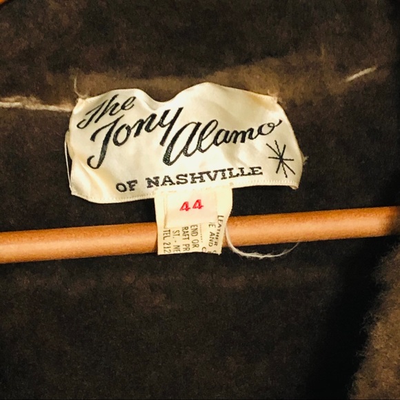 Vintage Tony Alamo Leather Rancher Jacket size 44 - Picture 2 of 10